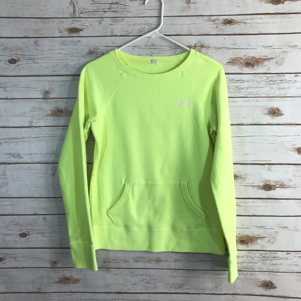 Under Armour Neon Green Sweatshirt